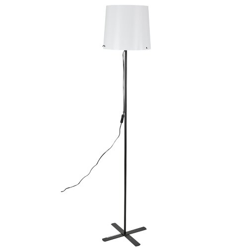 UML-T510 E27 BLACK-WHITE Торшер напольный под лампу Е27, 60W, Черный-Белый - фото 1