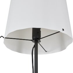 UML-T510 E27 BLACK-WHITE Торшер напольный под лампу Е27, 60W, Черный-Белый