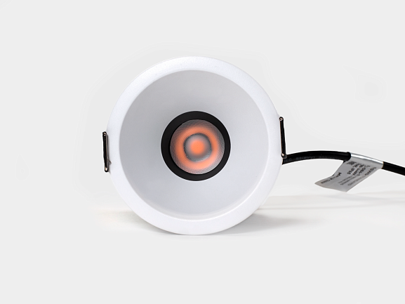 Светильник встраиваемый 12Вт 55° IP65 белый 3000К поворотный RC-D84-12-WH-WW65. Фото 5