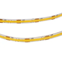 Светодиодная лента COB, 480 chip/m, теплая 3000К, 24V, 10W/m, CRI>90, P8, IP20, A661