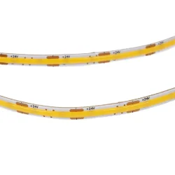 Светодиодная лента COB, 480 chip/m, теплая 3000К, 24V, 10W/m, CRI>90, P8, IP20, A661