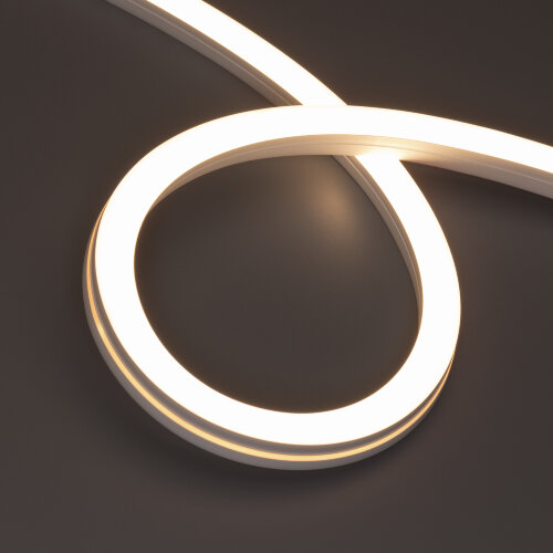 Светодиодная лента герметичная MOONLIGHT-SIDE-X280-16x16mm 24V Warm3000(10 W/m, IP67, 15m, wire x1) (Arlight, Вывод боковой, 5 лет) - фото 1