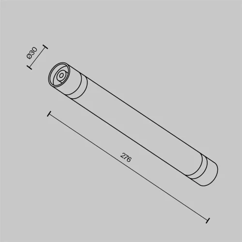 Соединитель для модульной системы Shelf 276мм (Черный) CA011-L300-B - фото 6