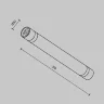 Соединитель для модульной системы Shelf 276мм (Черный) CA011-L300-B - фото 6