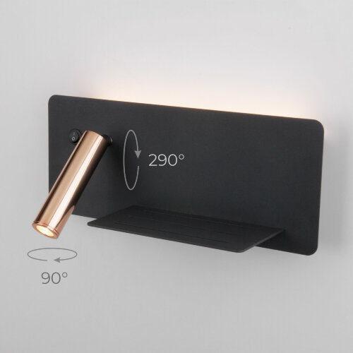 Настенный светодиодный светильник с USB Fant R LED (правый) - Фото 2