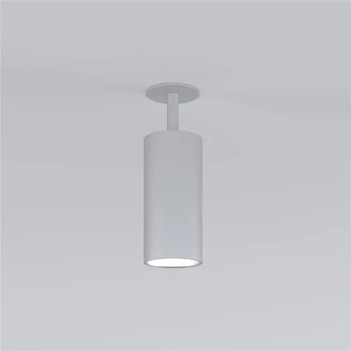 Встраиваемый светодиодный светильник Diffe серебряный 25066/LED - фото 2
