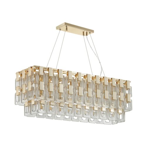 Люстра «ODEON LIGHT» 4989/10, серия: BUCKLE (крепление на планке). Фото 1.