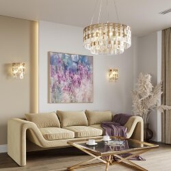 Люстра «ODEON LIGHT» 4989/10, серия: BUCKLE (крепление на планке)