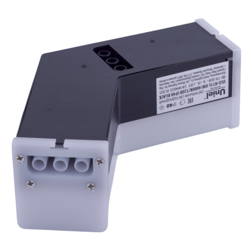 ULO-N11L-8W-4000K-120D IP40 BLACK Светильник светодиодный L-образный, Угол 120 градусов, Белый свет 4000K, 800Лм, Алюминий, Цвет черный, TM Uniel - фото 2