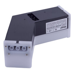ULO-N11L-8W-4000K-120D IP40 BLACK Светильник светодиодный L-образный, Угол 120 градусов, Белый свет 4000K, 800Лм, Алюминий, Цвет черный, TM Uniel