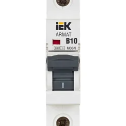 Выключатель автоматический модульный 1п B 10А M06N ARMAT IEK AR-M06N-1-B010