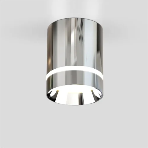 Накладной точечный светильник DLR021 9W 4200K хром - фото