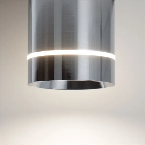 Накладной точечный светильник DLR021 9W 4200K хром - фото 2