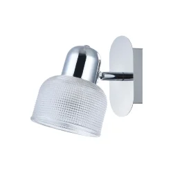 Светильники выполнены в современном стиле с элементами в стиле минимализм. Арматура сделана из металла, а абажуры – из стекла. Особенность светильников – специальный механизм, который позволяет поворачивать плафоны по вертикали и горизонтали. (Хром)