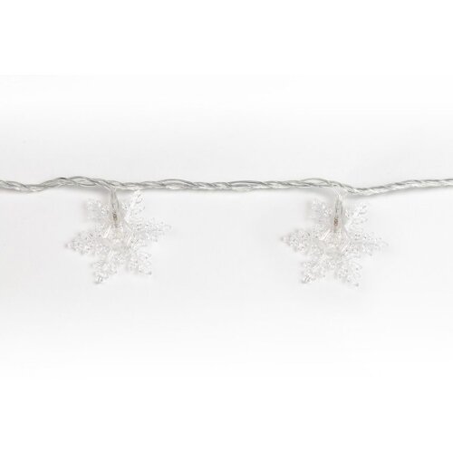 ULD-S0700-050-DTA WHITE IP20 SNOWFLAKES-1 Гирлянда светодиодная с контроллером Снежинки-1, 50 светодиодов, 7 м, белая.IP20, провод прозрачный - фото 5