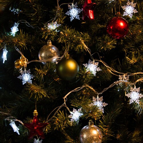 ULD-S0700-050-DTA WHITE IP20 SNOWFLAKES-1 Гирлянда светодиодная с контроллером Снежинки-1, 50 светодиодов, 7 м, белая.IP20, провод прозрачный - фото 7