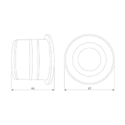 Подсветка для лестниц и дорожек MRL LED 1108 алюминий (050016)