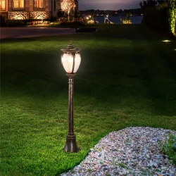 Уличный светильник на столбе Andromeda F черное золото IP44 GLYF-8024F черное золото (027998)