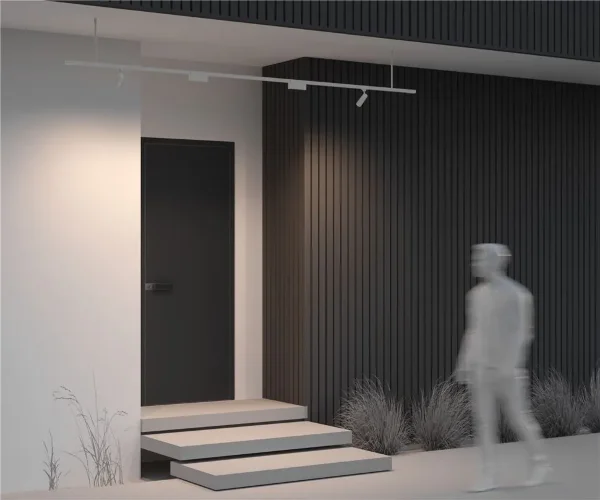 Жесткий подвес для уличной трековой системы Elasity IP (Белый) - фото 8