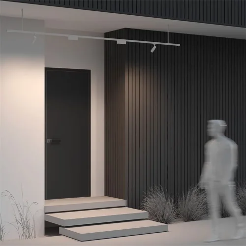 Жесткий подвес для уличной трековой системы Elasity IP (Белый) - фото 5