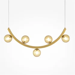 Подвесной светильник Ambre 3000К 12Вт (Латунь)