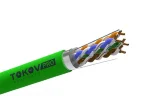 Кабель витая пара F/UTP 4х2х23AWG(0.57мм) кат.6 PVCLS нг(А)-LSLTx indoor 305м (м) PRO TOKOV ELECTRIC TKP-C11-F42-6-RU-LSLTx - фото