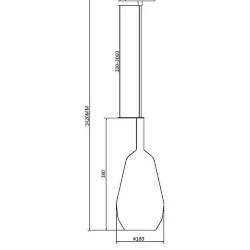 Подвесной светильник Duality E27х1 (Черный)