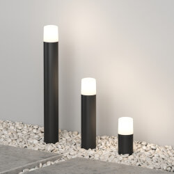 Ландшафтный уличный светильник NORD, IP65, 1хE27 LED, до 18 Вт, черный, алюминий, Denkirs DK9749-BK