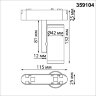 Трековый светильник для низковольтного шинопровода «Novotech» 359104, серия: SMAL (крепление к треку). Фото 4.