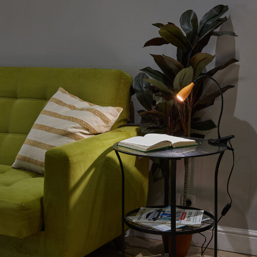 ULM-D501 4W-4000K ORANGE Светильник настольный светодиодный прищепка, Механический выключатель, Оранжевый, TM Uniel - фото 10