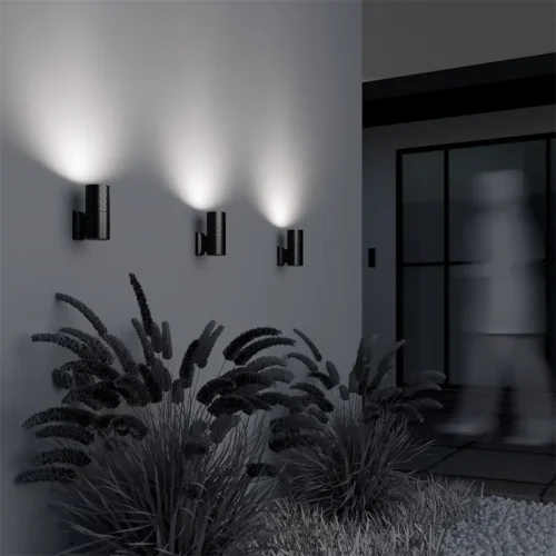 Настенный светильник (бра) Bowery GU10x1 50Вт IP 54 (Черный) - фото 10