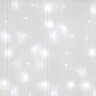 ULD-C1515-100-DTA WHITE IP20 Занавес светодиодный, 1.5х1.5м, 100 светодиодов, Белый свет, Провод прозрачный, TM Uniel - фото 2