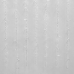 ULD-C1515-100-DTA WHITE IP20 Занавес светодиодный, 1.5х1.5м, 100 светодиодов, Белый свет, Провод прозрачный, TM Uniel