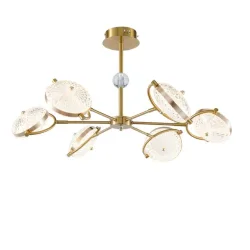 Люстра FR5209PL-L42G Звездный / Stellar 38 Вт LED с пультом ДУ (Золото) FR5209PL-L42G
