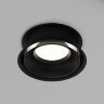 DK2403-BK Встраиваемый светильник влагозащ., IP 44, 10 Вт, GU10, черный, алюминий.
