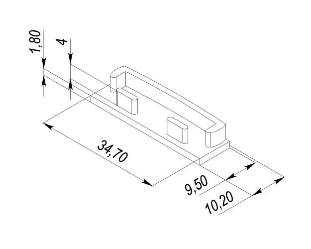 Заглушка для LC-LPV-1035 без отверстия - фото 2