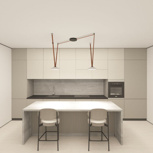 DK5565-WH+BK Cветильник для трека-ремня Belty, серия Flow, со светодиодом, D300*H71мм, 48V DC, 12W, RA90, 120°, 3000K, IP20, белый с черным, алюминий. Фото 5