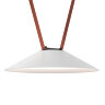 DK5565-WH+BK Cветильник для трека-ремня Belty, серия Flow, со светодиодом, D300*H71мм, 48V DC, 12W, RA90, 120°, 3000K, IP20, белый с черным, алюминий. Фото 3