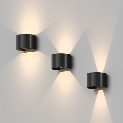 DK9771-BK Настенный светодиодный уличный светильник MALBEC, IP54, 6 Вт, 3000K, черный, алюминий. Фото 4