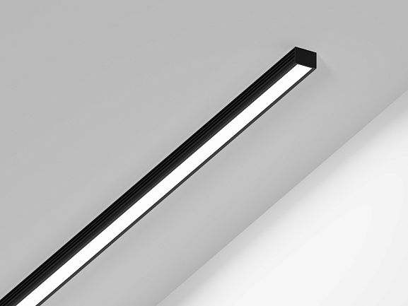 'Профиль алюминиевый SWG, накладной, черный, SF-1612-BL. Фото 4