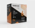 Кабель витая пара U/UTP 4х2х23AWG(0.57мм) кат.6 нг(А)-HF (LSZH) indoor Fluked tested 305м (м) PRO TOKOV ELECTRIC TKP-C08-U/UTP-42-6-305-LSZH - фото 2