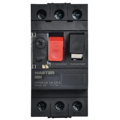 Пускатель ПРК32-2.5 In2.5А Ir1.6-2.5А Ue 660В KARAT IEK DMS11-D25 - фото 2