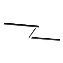 Светильник ЗигЗаг S50 (RAL9005/3x840mm-90/LT70 — 4K/54W)