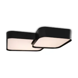 Потолочный светильник FR6095CL-L84B Площадь / Square 84 Вт LED с пультом ДУ (Черный) FR6095CL-L84B