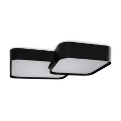 Потолочный светильник FR6095CL-L84B Площадь / Square 84 Вт LED с пультом ДУ (Черный) FR6095CL-L84B