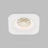 Светильник встраиваемый с антибликовой решеткой Tetro 10W 3000K белый IP44 15276/LED - фото