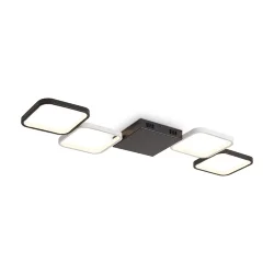 Потолочный светильник FR6201CL-L120BW Нео Гео / Neo Geo 120 Вт LED с пультом ДУ (Черно-белый) FR6201CL-L120BW