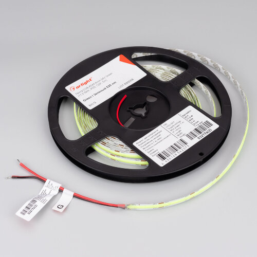Светодиодная лента СОВ-Х544-8mm 24V Green (11.5 W/m, IP20, 5m) (Arlight) 032174(3) - фото 2
