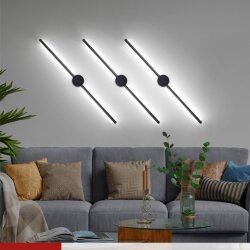 Светильник настенный светодиодный ESTETIKA ART-80C-40BL 15Вт 230В 4000K 1050Лм 800х60x98 черный IN HOME