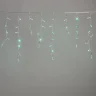 Гирлянда Бахрома с Колпачком 3,1 x 0,5 м Аква 220В, 120 LED, Провод Прозрачный ПВХ, IP65. Фото 1.